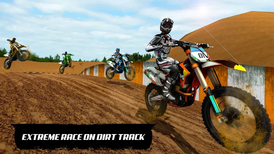 Motocross Dirt Bike Champions (Мотокросс Чемпионы Грязевых Мотоциклов)  [МОД Mega Pack] Screenshot 1