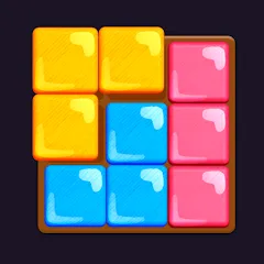 Скачать взломанную Block King - Brain Puzzle Game (Блок Кинг)  [МОД Unlocked] - полная версия apk на Андроид