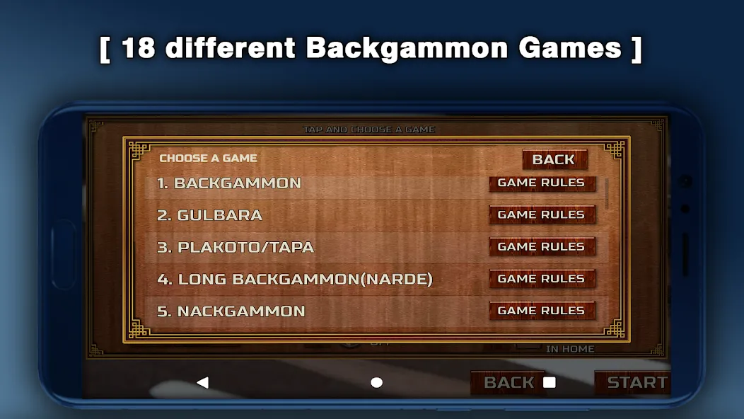 Backgammon - 18 Board Games  [МОД Меню] Screenshot 2