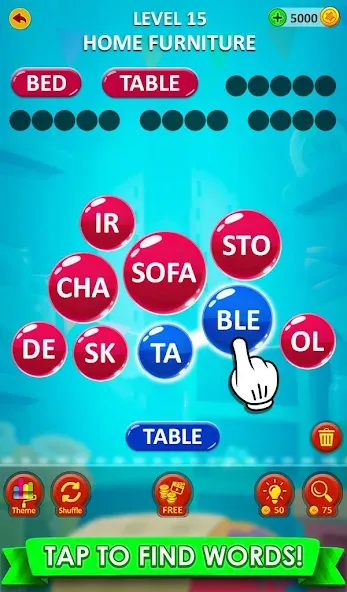 Word Game 2024 - Word Connect (Ворд Гейм 2023)  [МОД Все открыто] Screenshot 4