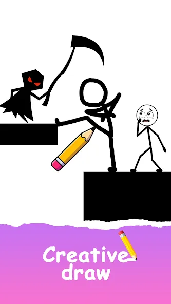 Save The Stick: Draw 2 Save (эйв Зе Стикман)  [МОД Меню] Screenshot 1