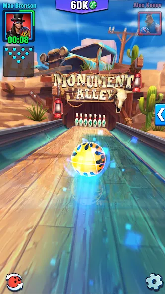 Bowling Crew — 3D bowling game  [МОД Много монет] Screenshot 1