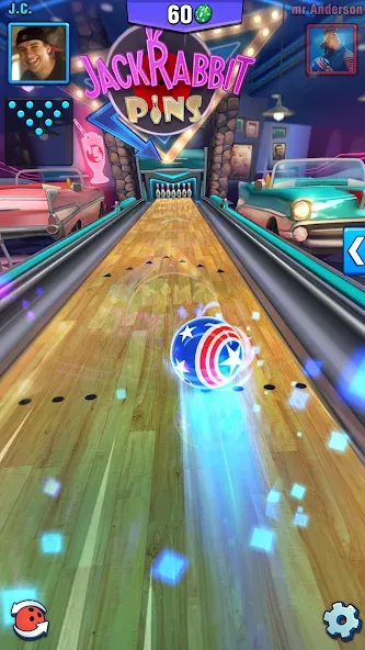 Bowling Crew — 3D bowling game  [МОД Много монет] Screenshot 4