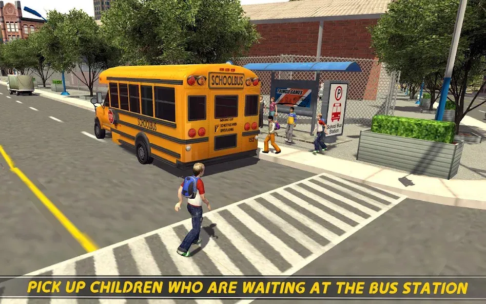 School Bus 16  [МОД Бесконечные деньги] Screenshot 1