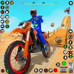 Скачать взлом Bike Stunt Games Stunt Bike 3D (Байк стант рэмп игра Байк Джамп)  [МОД Unlocked] - последняя версия apk на Андроид