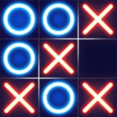 Взломанная Tic Tac Toe - Offline XOXO (Тиктактое)  [МОД Все открыто] - стабильная версия apk на Андроид