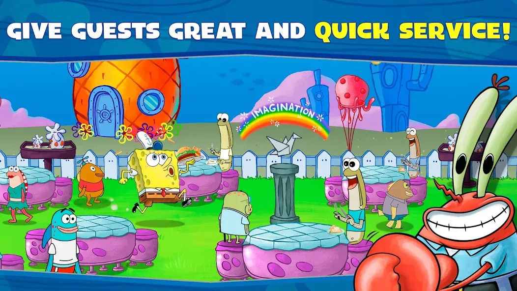 SpongeBob: Krusty Cook-Off  [МОД Unlocked] Screenshot 3