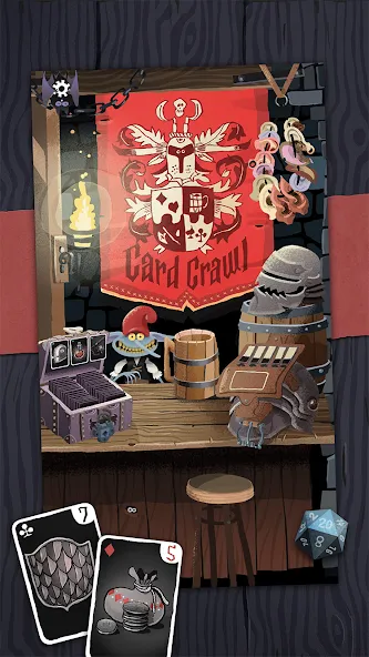 Card Crawl (Кард Кролл)  [МОД Все открыто] Screenshot 2