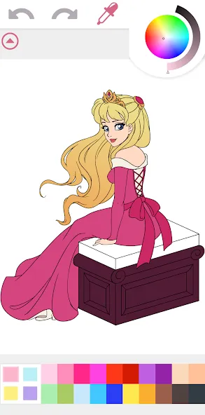 Princess Coloring Book Game  [МОД Mega Pack] Screenshot 4