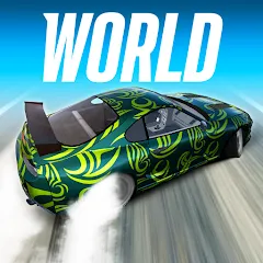 Взлом Drift Max World - Racing Game (Дрифт Макс Ворлд)  [МОД Mega Pack] - стабильная версия apk на Андроид