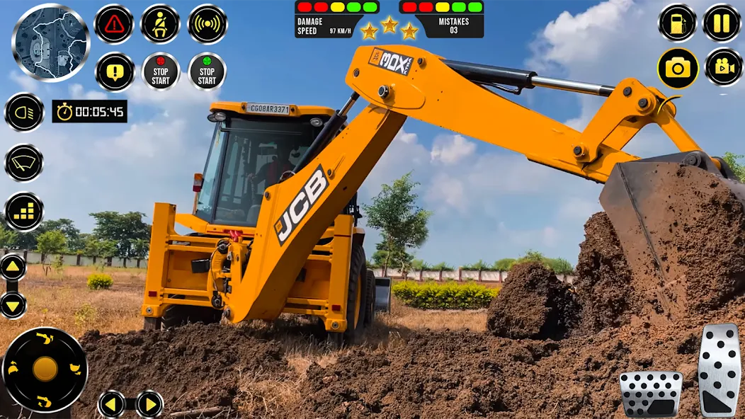 JCB Excavator Construction 3D  [МОД Меню] Screenshot 4