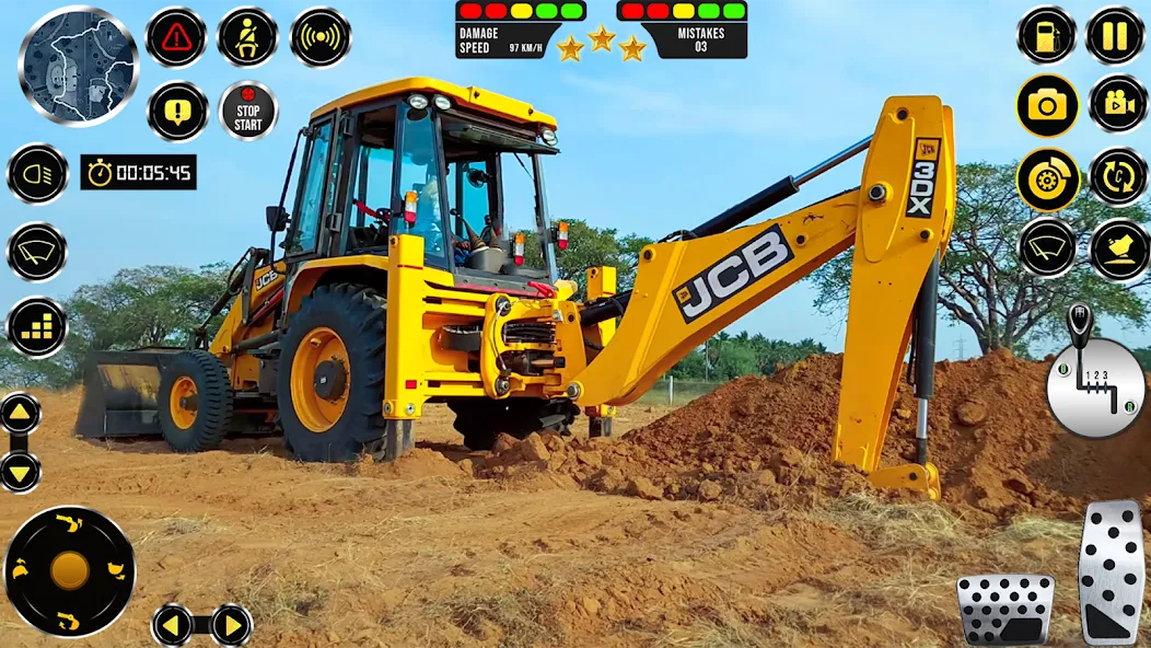 JCB Excavator Construction 3D  [МОД Меню] Screenshot 5