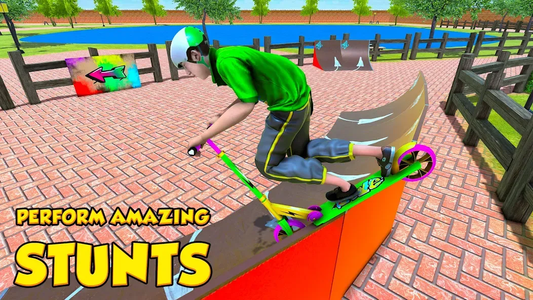 BMX Air Skate Scooter Tricks  [МОД Menu] Screenshot 3