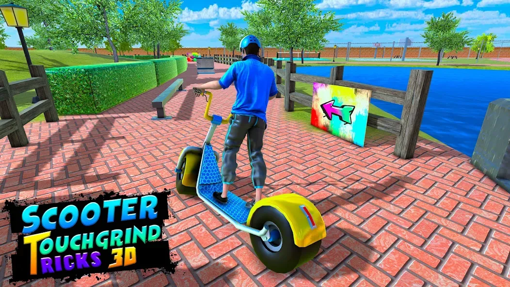 BMX Air Skate Scooter Tricks  [МОД Menu] Screenshot 5