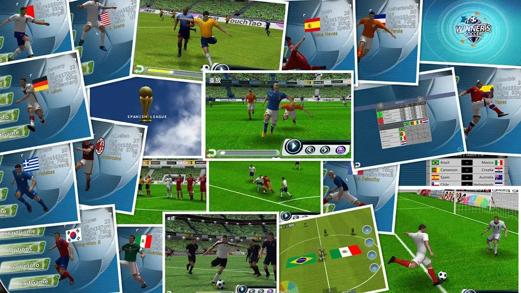 Winner Soccer Evo Elite  [МОД Бесконечные деньги] Screenshot 1