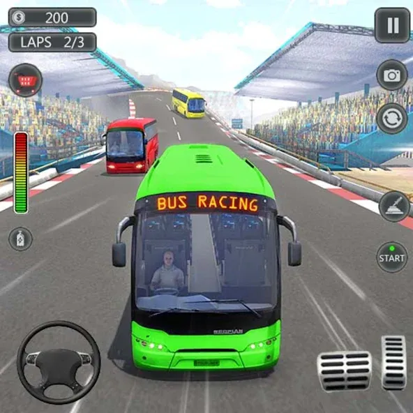 Coach Bus Games: Bus Simulator (Коуч Бас Геймс)  [МОД Много монет] Screenshot 1