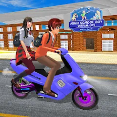 Взлом High School Boy Virtual Life  [МОД Бесконечные деньги] - последняя версия apk на Андроид