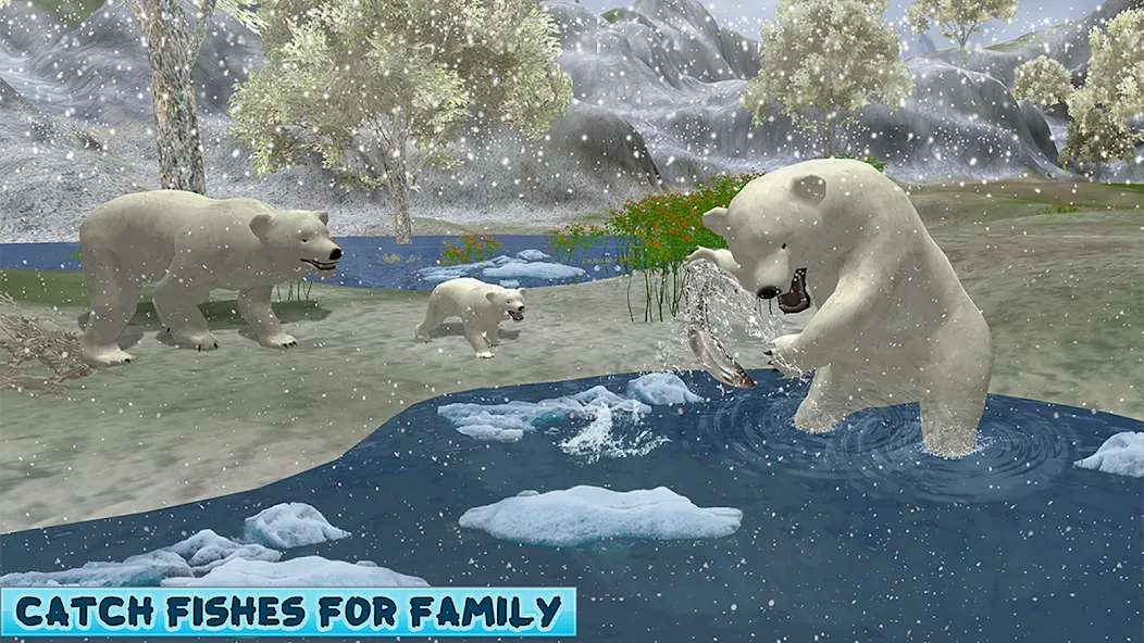 Polar Bear Family Survival  [МОД Unlocked] Screenshot 4