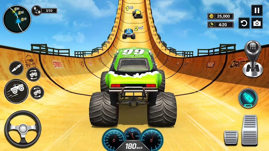 Monster Truck Games- Car Games  [МОД Много монет] Screenshot 1