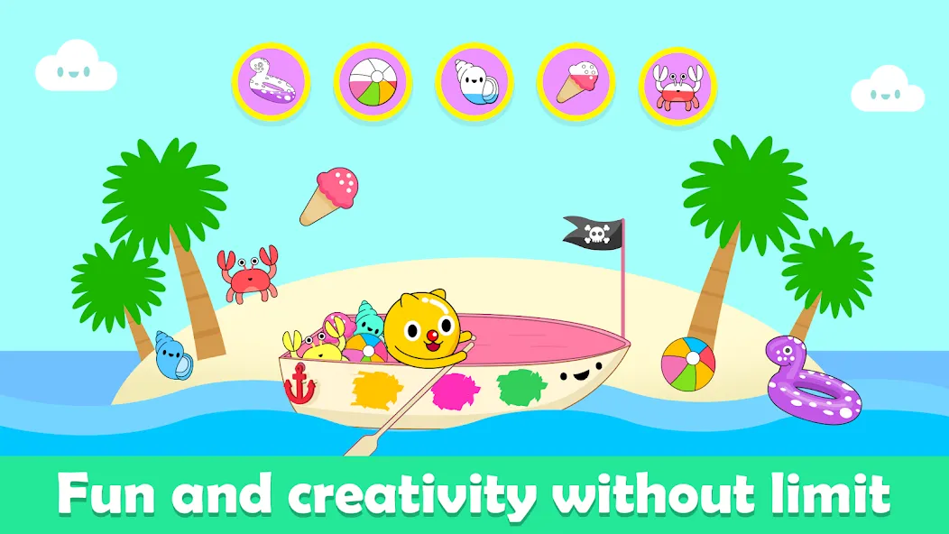 Baby Piano Kids Music Games  [МОД Unlocked] Screenshot 4