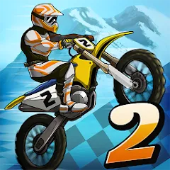 Скачать взлом Mad Skills Motocross 2 (Мад Скилс Мотокросс 2)  [МОД Бесконечные монеты] - последняя версия apk на Андроид