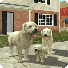 Взломанная Dog Sim Online: Raise a Family  [МОД Unlocked] - полная версия apk на Андроид