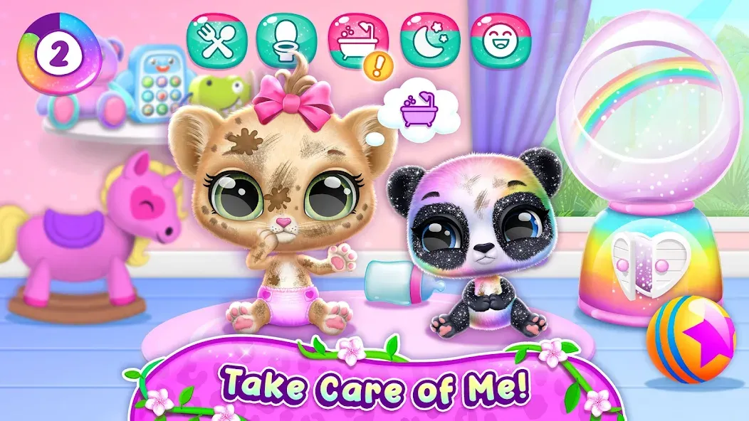 Amy Care - My Leopard Baby  [МОД Меню] Screenshot 4