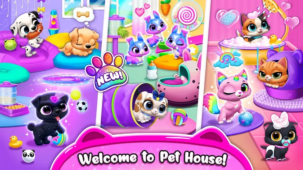 Floof - My Pet House (Флооф)  [МОД Бесконечные монеты] Screenshot 4