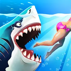 Взлом Hungry Shark World (Хангри Шарк Ворлд)  [МОД Все открыто] - стабильная версия apk на Андроид