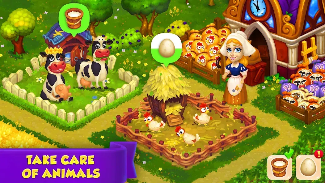 Royal Farm (Ройал Фарм)  [МОД Unlocked] Screenshot 2