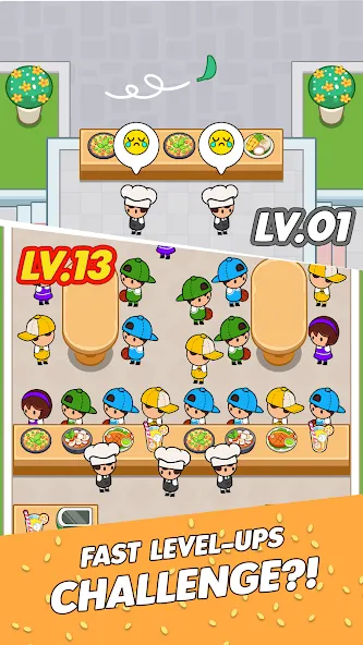 Food Fever: Restaurant Tycoon (Фуд Фивер)  [МОД Mega Pack] Screenshot 1