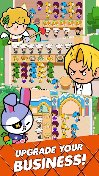 Food Fever: Restaurant Tycoon (Фуд Фивер)  [МОД Mega Pack] Screenshot 4