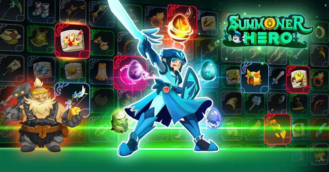 Summoner Hero: Epic Battle (Саммонер Хиро)  [МОД Много денег] Screenshot 2