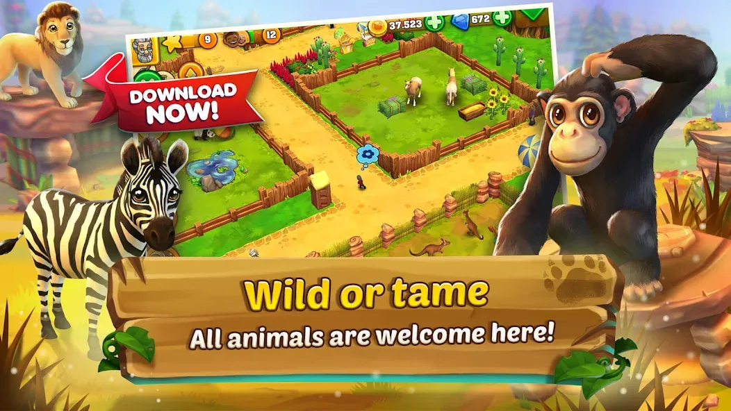 Zoo 2: Animal Park (Зу 2)  [МОД Много монет] Screenshot 3