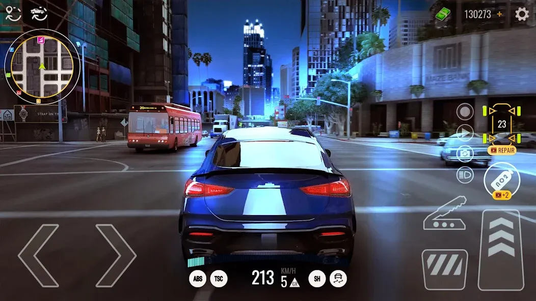 Driving Real Race City 3D (Драйвинг Реал Рейс Сити 3Д)  [МОД Бесконечные деньги] Screenshot 4