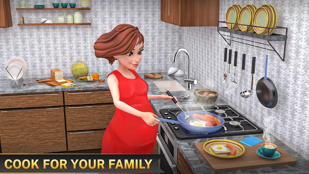 The Mother Sim Life Mom Games  [МОД Много денег] Screenshot 4