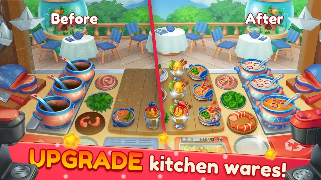 Cooking Artist: Kitchen Game (Кукинг Артист)  [МОД Menu] Screenshot 2