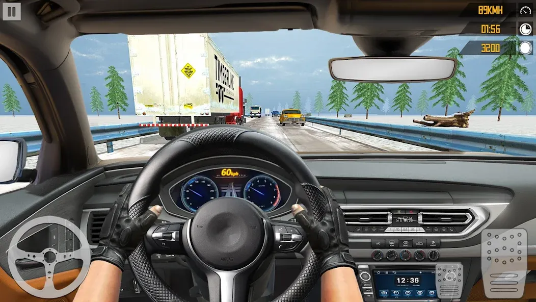 VR Traffic Racing In Car Drive (ВР Трафик Гонки на Автомобиле Вождения)  [МОД Unlimited Money] Screenshot 5