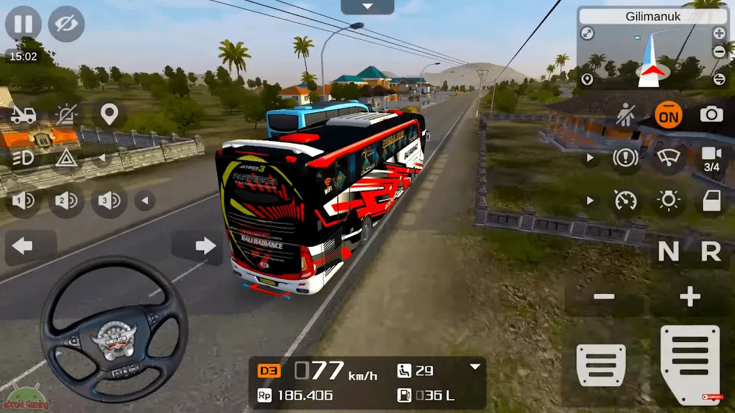 Coach Tourist Bus City Driving  [МОД Все открыто] Screenshot 1