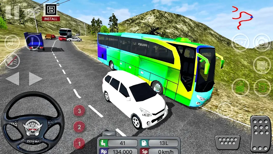 Coach Tourist Bus City Driving  [МОД Все открыто] Screenshot 3