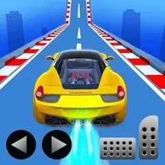 Взломанная Ramp Car Stunt Challenge (Рамп Кар Стант Челлендж)  [МОД Меню] - последняя версия apk на Андроид