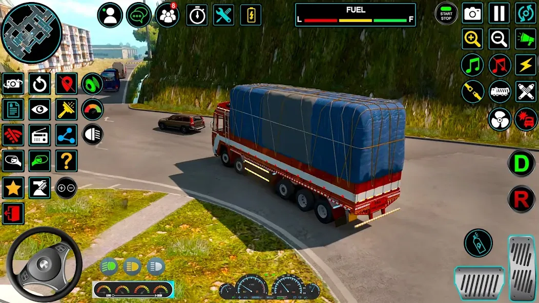 Indian Truck Offroad Cargo Sim (Индийский грузовик   )  [МОД Unlimited Money] Screenshot 2