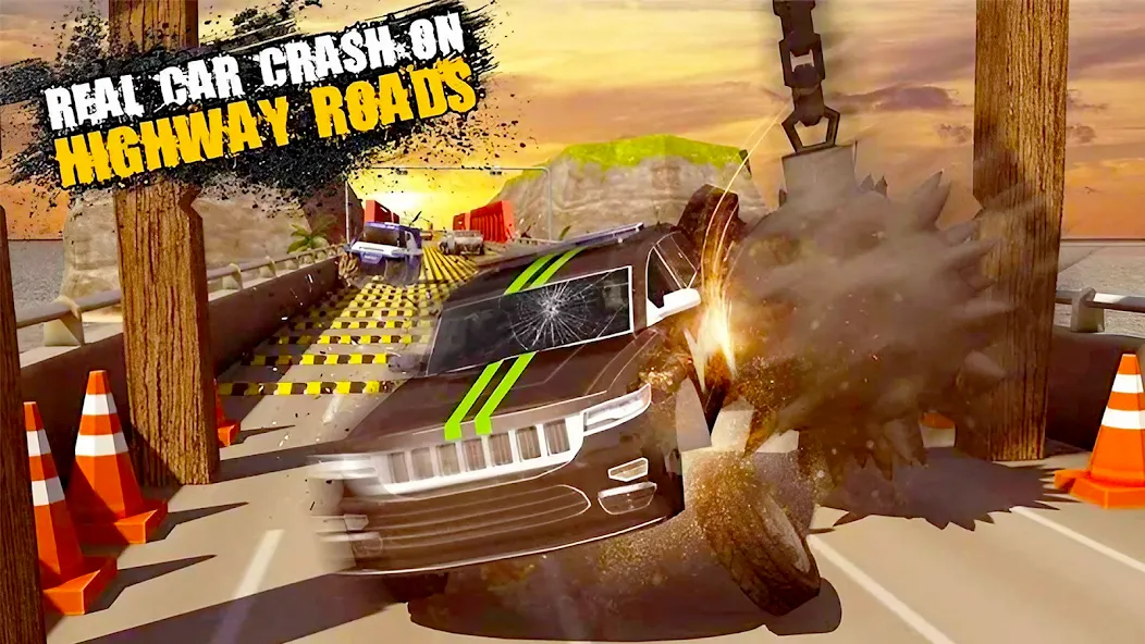 Car Crash Speed Bump Car Games  [МОД Меню] Screenshot 1