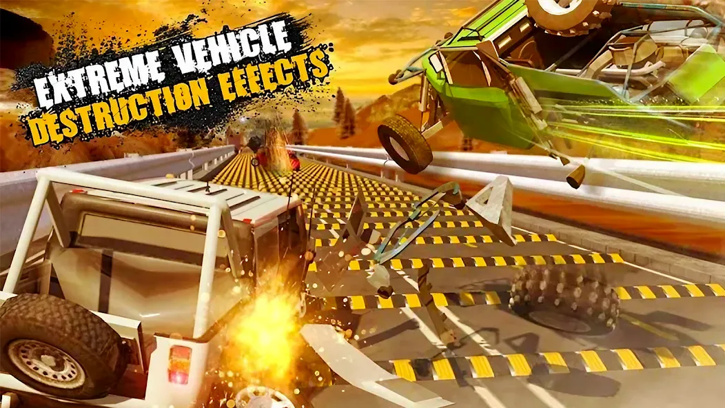 Car Crash Speed Bump Car Games  [МОД Меню] Screenshot 2