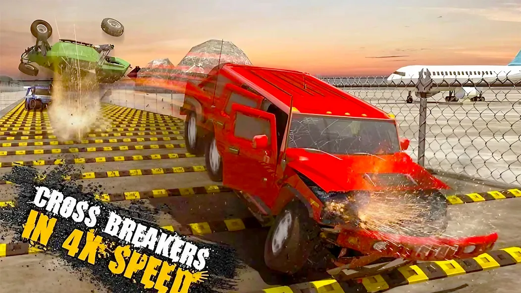 Car Crash Speed Bump Car Games  [МОД Меню] Screenshot 3