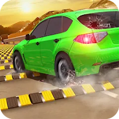 Скачать взломанную Car Crash Speed Bump Car Games  [МОД Меню] - последняя версия apk на Андроид