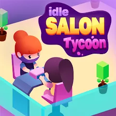 Скачать взломанную Idle Beauty Salon Tycoon (Айдл Бьюти Салон Тайкун)  [МОД Бесконечные деньги] - последняя версия apk на Андроид