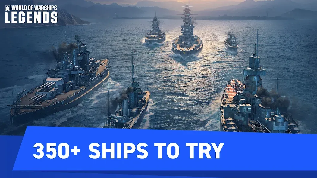 World of Warships Legends PvP (Ворлд оф Варшипс Легендс)  [МОД Mega Pack] Screenshot 1