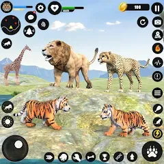 Скачать взломанную Tiger Simulator Animal Games (Тигровый симулятор  игры с животными)  [МОД Все открыто] - полная версия apk на Андроид