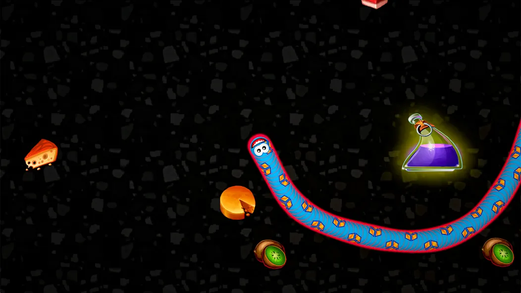 Worms Zone .io - Hungry Snake  [МОД Бесконечные деньги] Screenshot 4